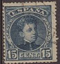Spain 1901 Alfonso XIII 15 CTS Blue Black Edifil 244. 244 u. Subida por susofe